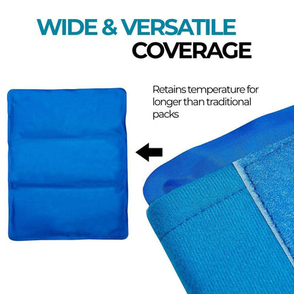 BODYPROX Flexible Large Gel Ice Pack for Shoulders, Arms, Back and Thighs. Hot & Cold Therapy Wrap