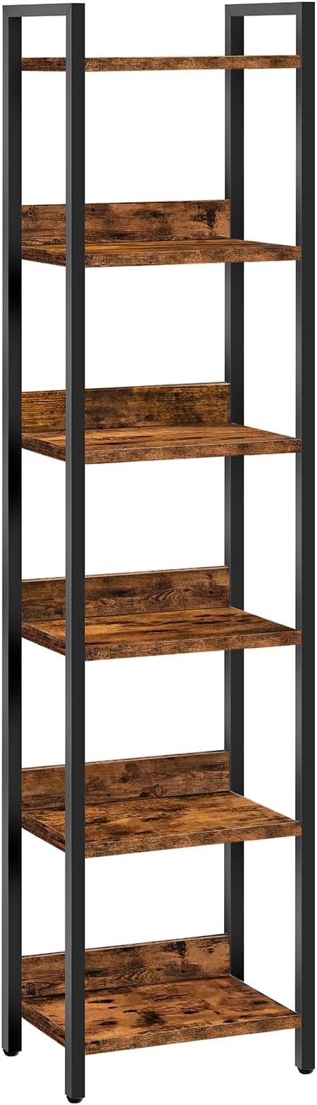 MAHANCRIS Bookshelf, 6-Tier Bookcase, Standing Book Shelf