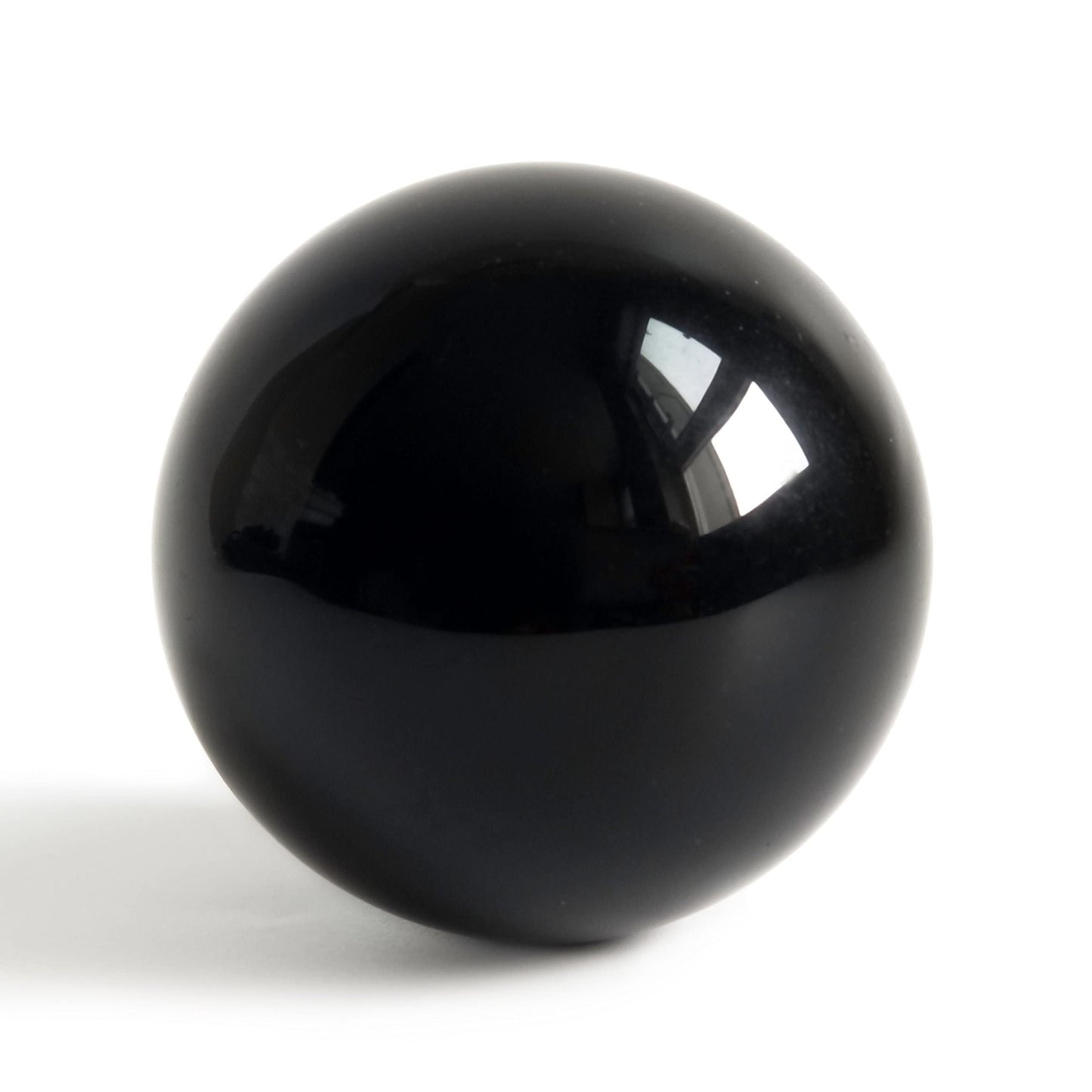 Mina Heal Obsidian Sphere for Meditation, Feng Shui, and Energy Healing – Black Crystal Ball for Divination