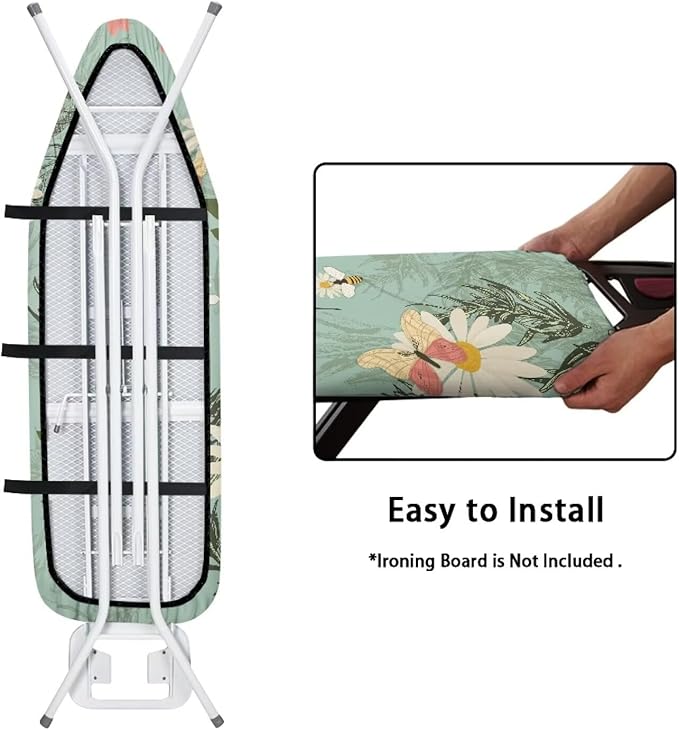 Daisy & Bee Ironing Board Cover and Pad Standard Ironing Board Cover