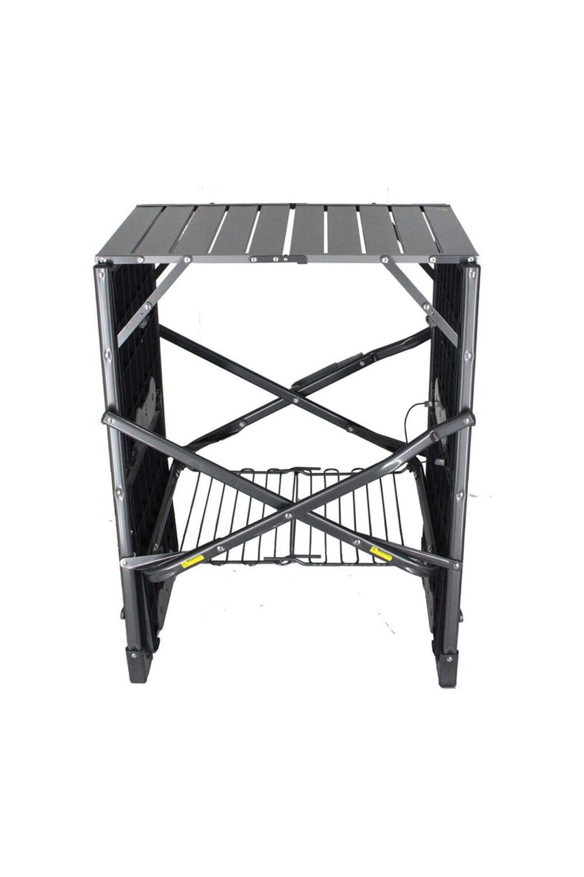 GCI OUTDOOR Slim-Fold Cook Station | Portable Folding Kitchen Table with a Heat Resistant Tabletop, 4 Side Tables & Storage Rack, Perfect for Picnics & Camping Trips