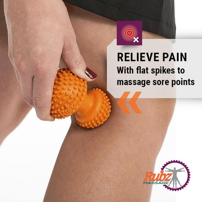 Due North Foot Rubz Hand & Back Massage Ball - Relieve Pain from Plantar Fasciitis, Tight Muscles & Sore Feet - Massage Tool