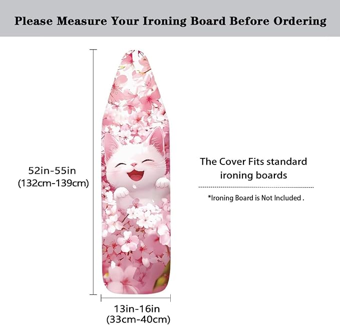 Waterproof Ironing Board Cover Cute Cat Iron Board Cover