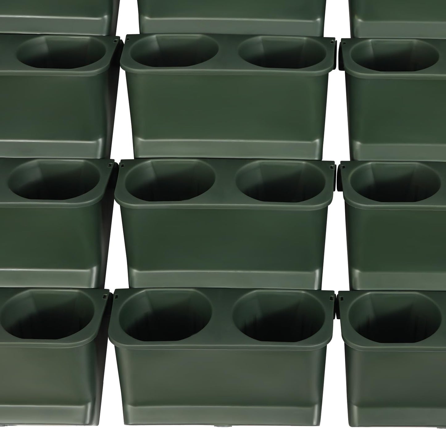 NeNchengLi Living Wall Planter Indoor Outdoor, Vertical Garden Wall Planter 30Pcs Hanging Planter Pots, Wall-Mounted Self Watering Living Wall for Flowers Vegetables Herbs, Auto Drainage