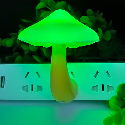 AUSAYE Sensor LED Night Light Plug in Wall Lamp, Energy Saving NightLight Cute Mushroom Night Lights for Adults Kids Bedroom,Bathroom,Toilet, Stairs, Kitchen,Hallway Corridor Warm White