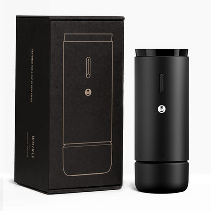 TIMEMORE Burr Coffee Grinder, Portable Electric Grinder with Metal Body, 30 Precise Settings for Espresso to French Press, Low Noise Design, Auto Stop & Clog Protection for Home & Outdoor Use (Black)