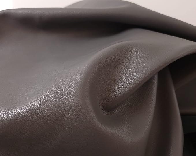 Soft Faux Vegan PU Leather by the Yard Synthetic Pleather 0.9 mm Nappa Yards