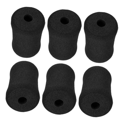 EXHUMKY 6pcs Replacement Foam Pads for Leg Extension Machine Home Gym Exercise Foam Rollers Gym Leg Caps Weight Bench Accessories
