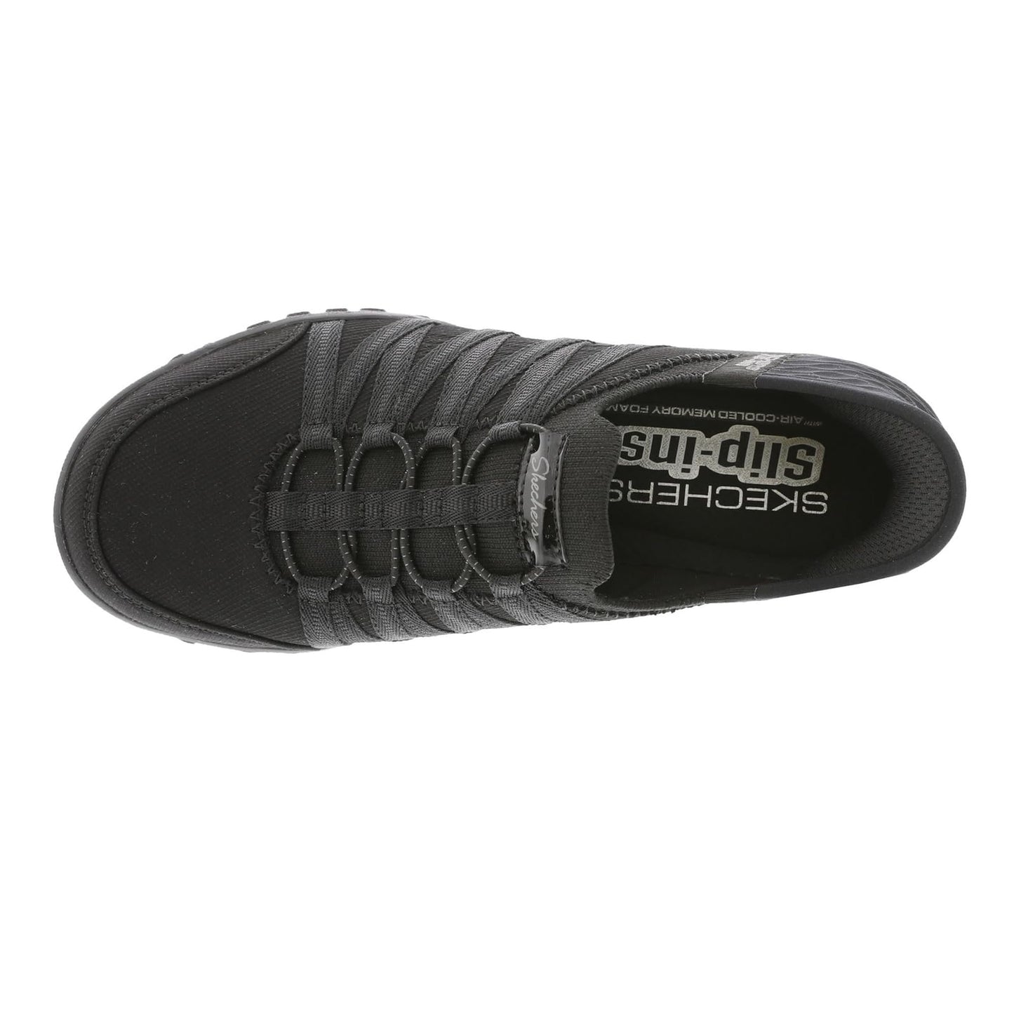 Skechers Women's Breathe-Easy ROLL-with-ME, Black Ripstop/Knit, 7 UK