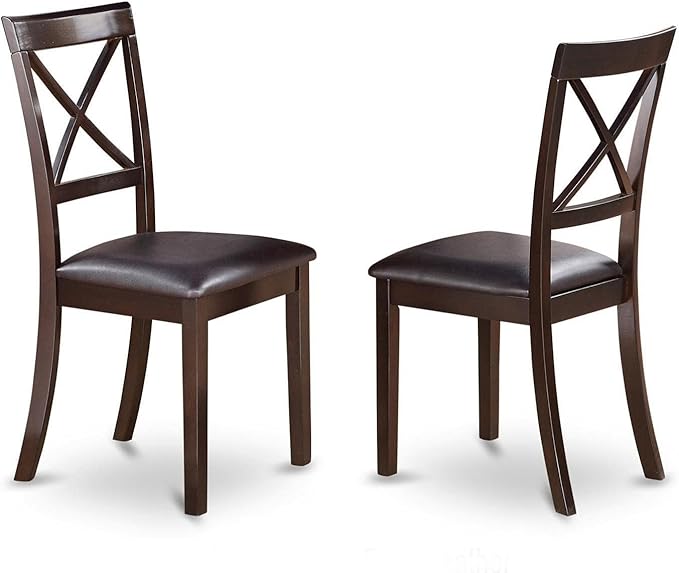 East West Furniture BOC-CAP-LC Boston Dining Chairs