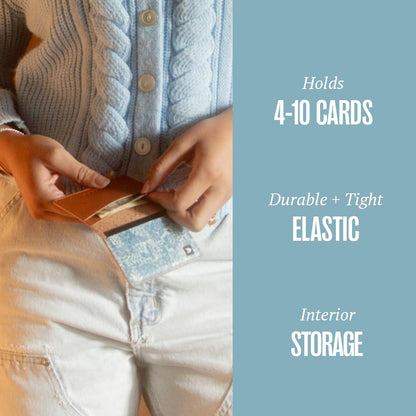 Thread Wallets Slim Bifold RFID Wallet for Women, RFID Wallet for Men, RFID Card Holder, Mens Wallets, RFID Blocking Wallet Minimalist Design to Keep Your Cards Secure (Off White)