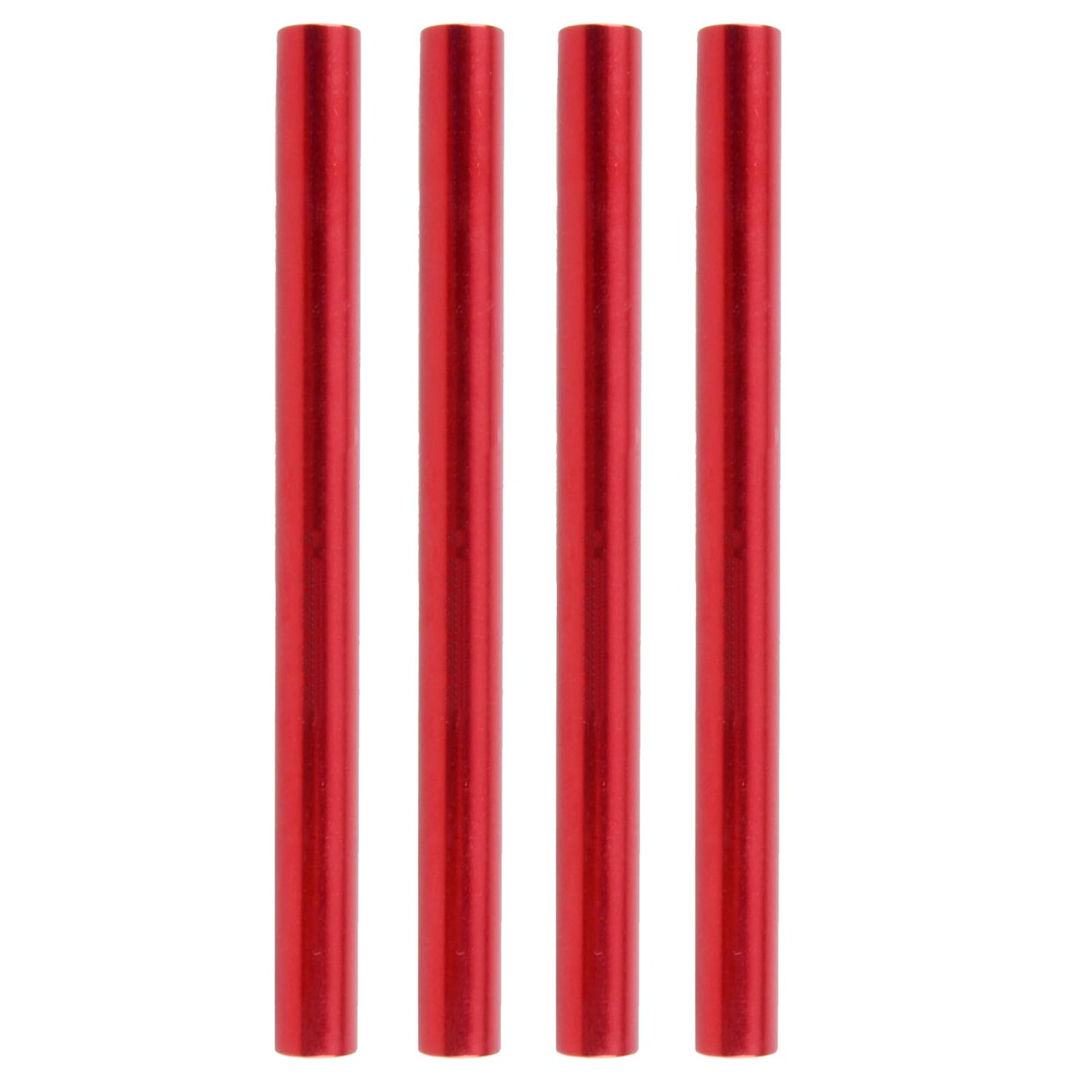 TRIWONDER Tent Pole Repair Splint Repair Kit Spare Repair Tube for Diameter 8.5-10.5mm (Red - 4 Pack)