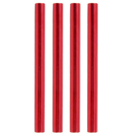 TRIWONDER Tent Pole Repair Splint Repair Kit Spare Repair Tube for Diameter 8.5-10.5mm (Red - 4 Pack)