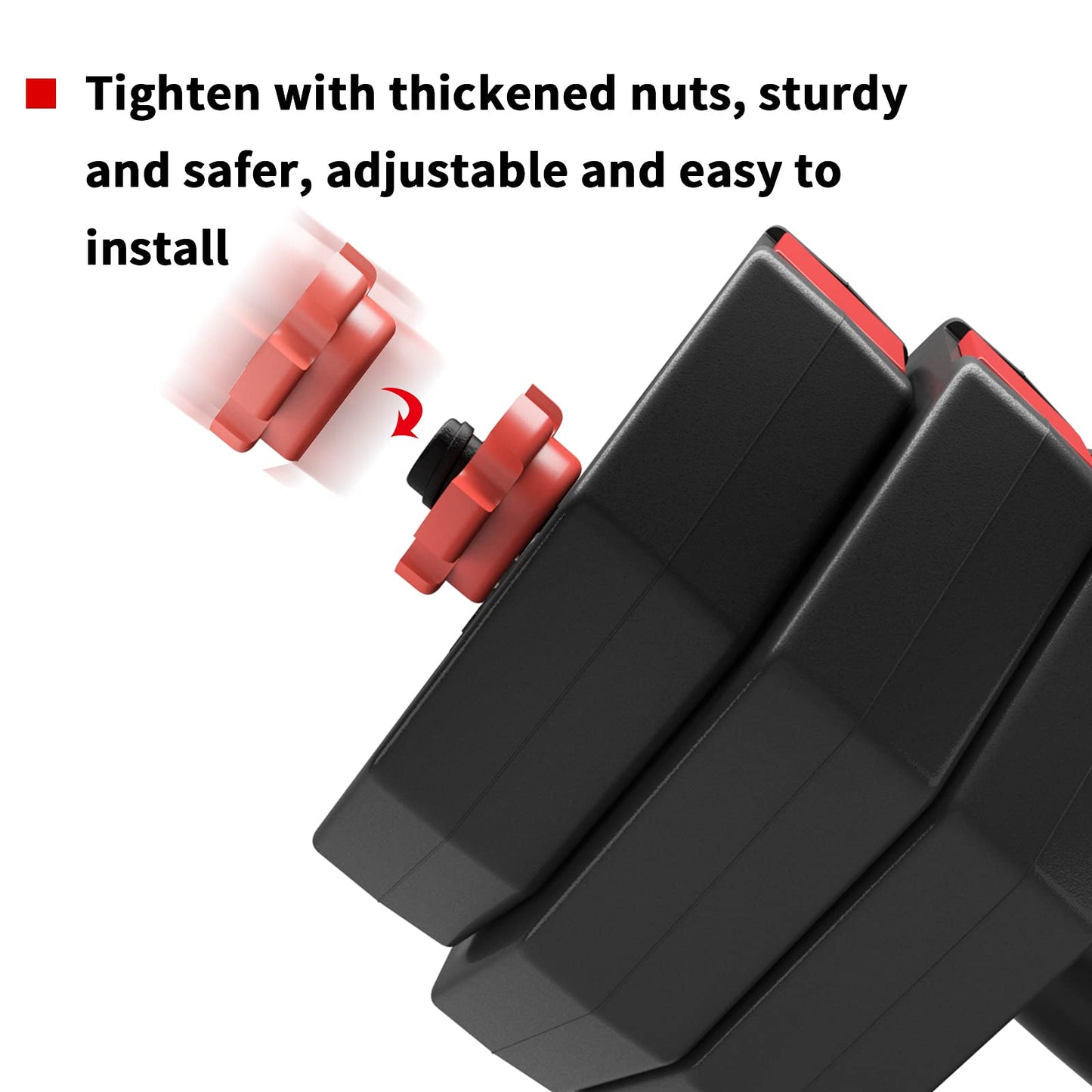 soges Adjustable Dumbbells Set, Iron sand mixture Octagonal designed Weights Dumbbells Set, Anti rolling Fitness Dumbbells HSYL001-30