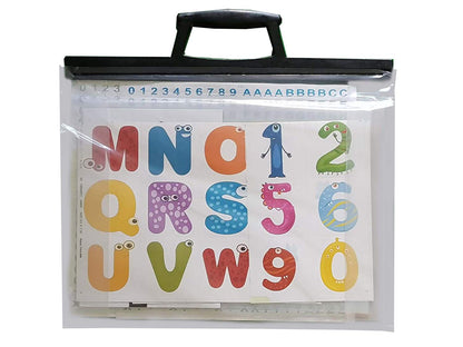 A1 A2 A3 A4 Clear Art Work Carry CASE Portfolio Art File Folder School Holdall (A2)