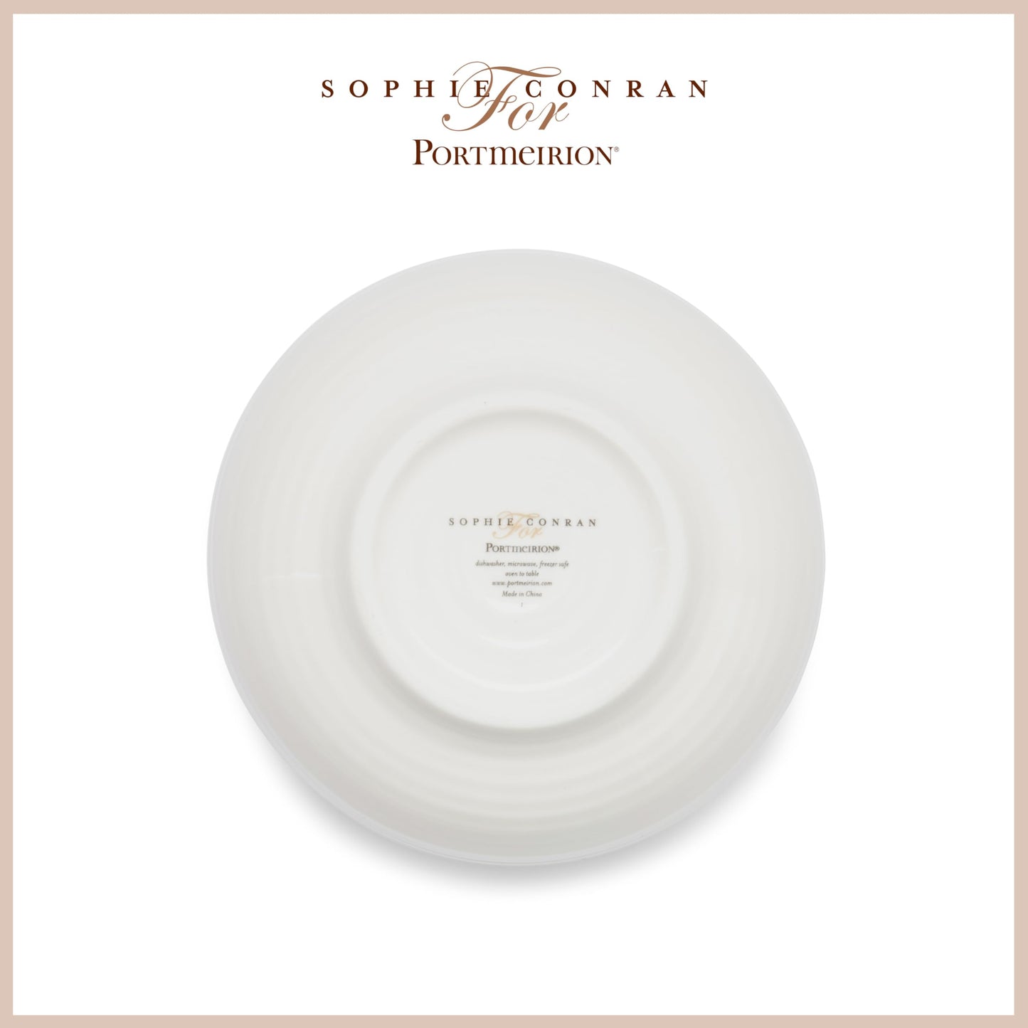 Portmeirion Sophie Conran White Covered Sugar