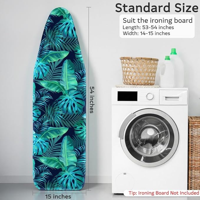 FIOBEE Ironing Board Cover and Pad Extra Thick Iron Board Pad