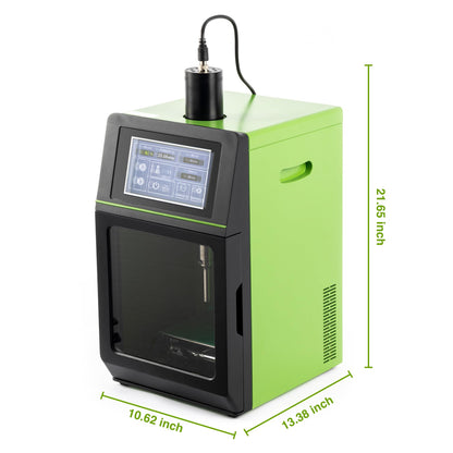 U.S. Solid 2000W Ultrasonic Homogenizer, 50-3000ml Lab Sonicator Cell Disruptor, Smart Touch Screen Mixer for Nano-Dispersion, Extraction, Disruption & Emulsification