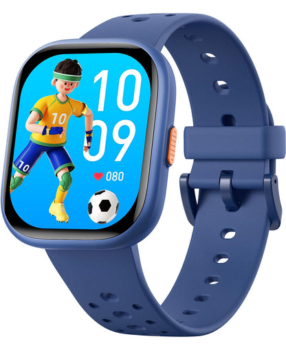 Heroange Kids Smart Watch for Girls Boys,IP68 Waterproof Kids Fitness Tracker Watch with 1.83" Face,Heart Rate Sleep Monitor,19 Sport Modes,Puzzle Games with APP,Great Gifts for Teens 6+ (Blue)