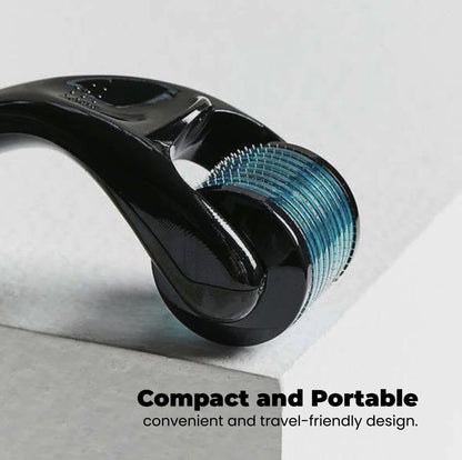 ROSELYNBOUTIQUE Derma Roller for Hair Beard Facial Skin Face 540 Titanium Microneedle - At-Home Beauty Instrument - Holiday Gift for Men Women