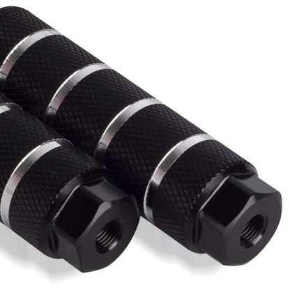 Bike Pegs 2Pcs Aluminum Alloy Anti-Skid Lead Foot Bicycle Pegs 3/8 inch Axles