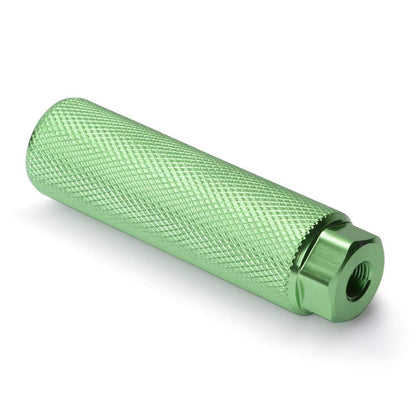 Vuwuma Amotor Bike Pegs Aluminum Alloy Anti-Skid Lead Foot Bicycle Pegs BMX Pegs for Mountain Bike Cycling Rear Stunt Pegs Fit 3/8 inch Axles (Green) 11