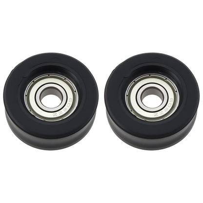 Briny River 2pcs Rowing Machine Bearing Wheel OD 35mm Thickness 14.5mm Hole 8mm 608ZZ Bearing Roller