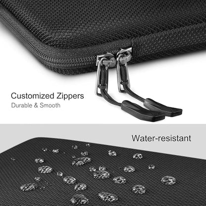FINPAC Hard Shell Laptop Sleeve Case for 13-inch MacBook Air M3/A3113 M2/A2681 M1/A2337 2024-2018, MacBook Pro 14 2024-2019 M4/M3/M2, MacBook Pro 13 A2686 A2338, Shockproof Cover Carrying Bag,