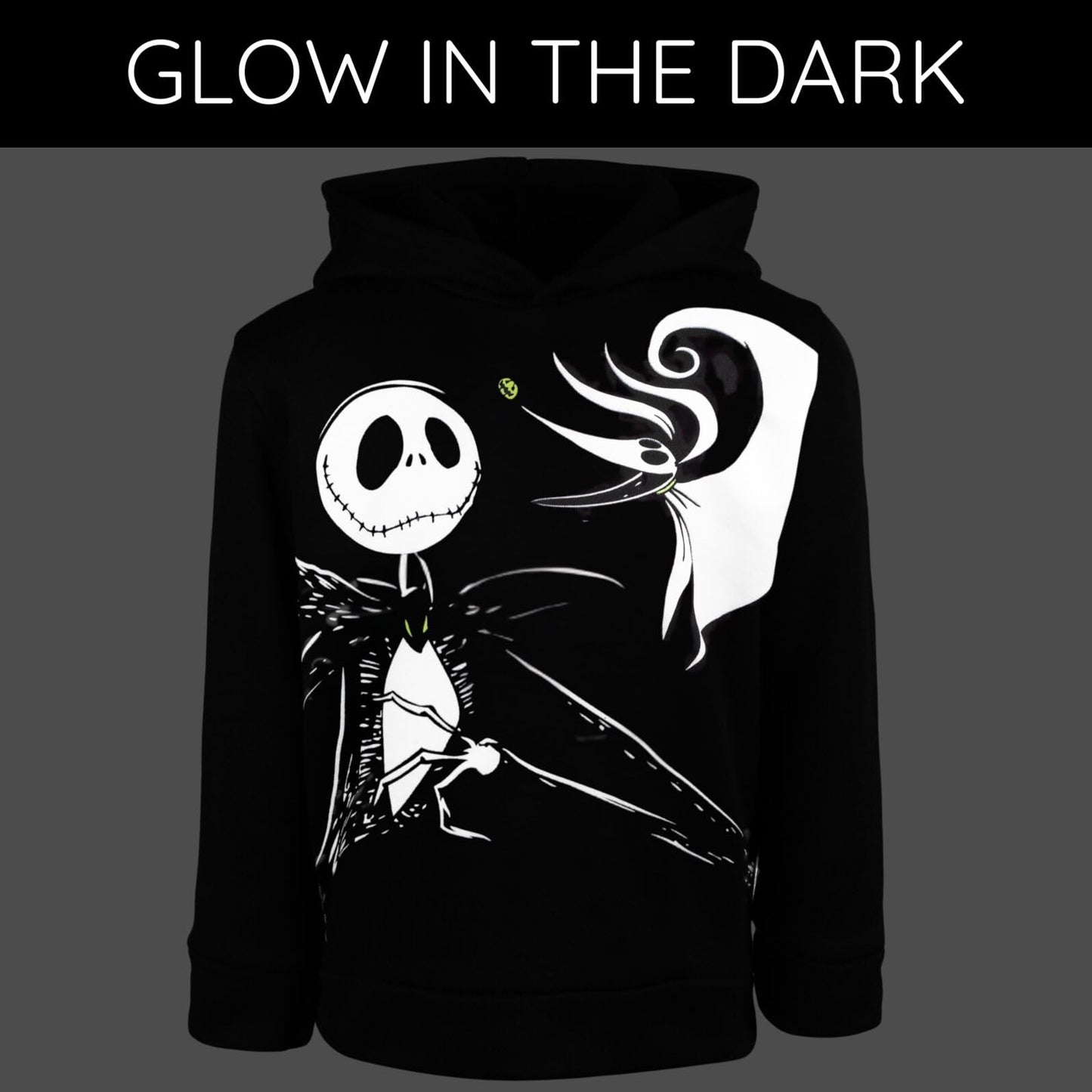 Disney Nightmare Before Christmas Jack Big Boys Fleece Hoodie & Pants Black 10-12