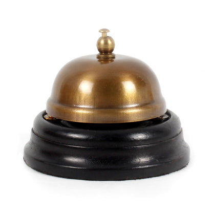 Antique Brass Classic Service Desk Bell