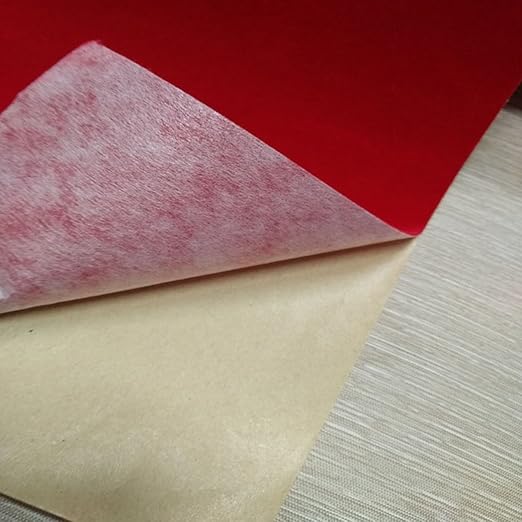 Self Adhesive Flock Velvet Backing Paper Liner