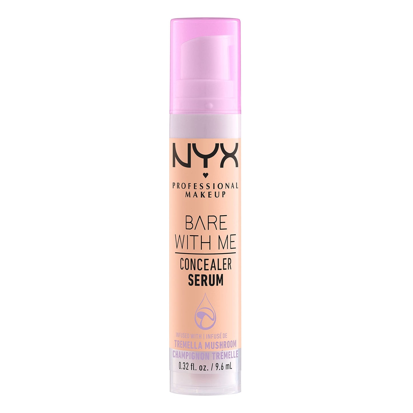 NYX PROFESSIONAL MAKEUP Bare With Me Concealer Serum, Concealer Makeup For Up To 24Hr Hydration - Beige