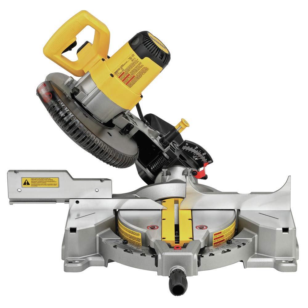 DEWALT Miter Saw, Single Bevel, Compound, 10-Inch, 15-Amp (DWS713)