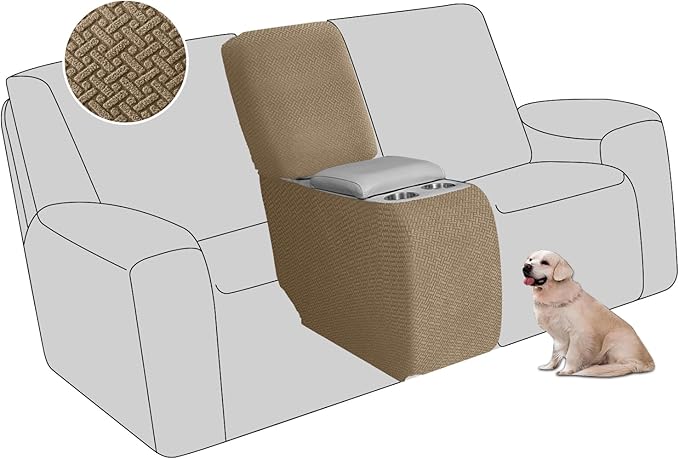 ALIECOM Recliner Sectional Couch Covers L Shape Stretch Corner Reclining