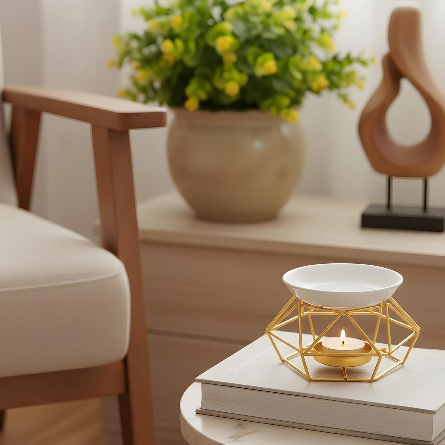 4 Pcs Romantic Essential Oil Burner Black Metal Wax Melt Bird Nest Style Tealight Wax Warmer Delicate Tealight Candle Holder Candle Tart Burne Home Wedding Decoration