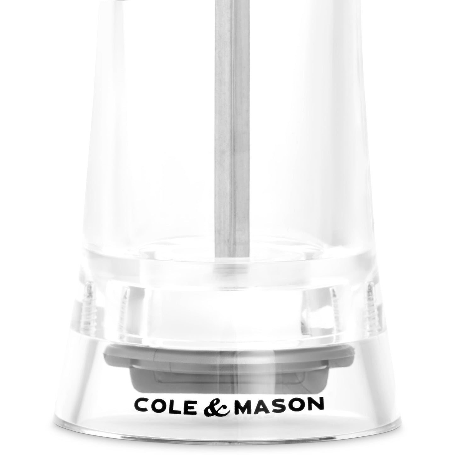 Cole & Mason Bromley Pepper Mill, 6" - Pepper Grinder with Ultra-Sharp Grinding Mechanism - Flavor-Enhancing Pepper Shaker - Refillable Mill with Adjustable Grinding - Acrylic, Pepper Mill