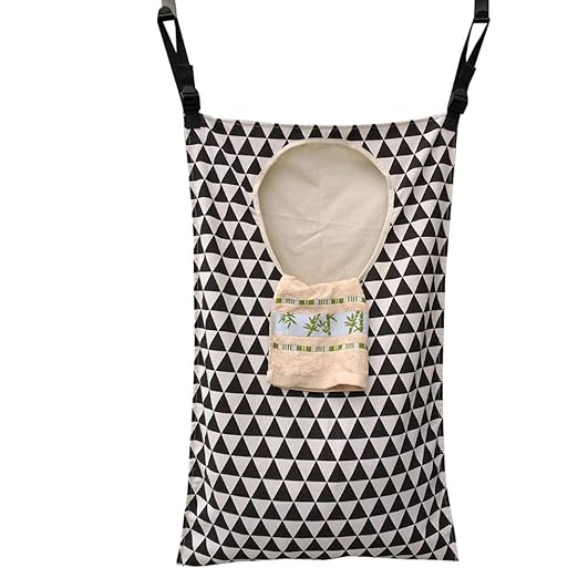 Adjustable Space Saving Door Hanging Laundry Hamper Bag