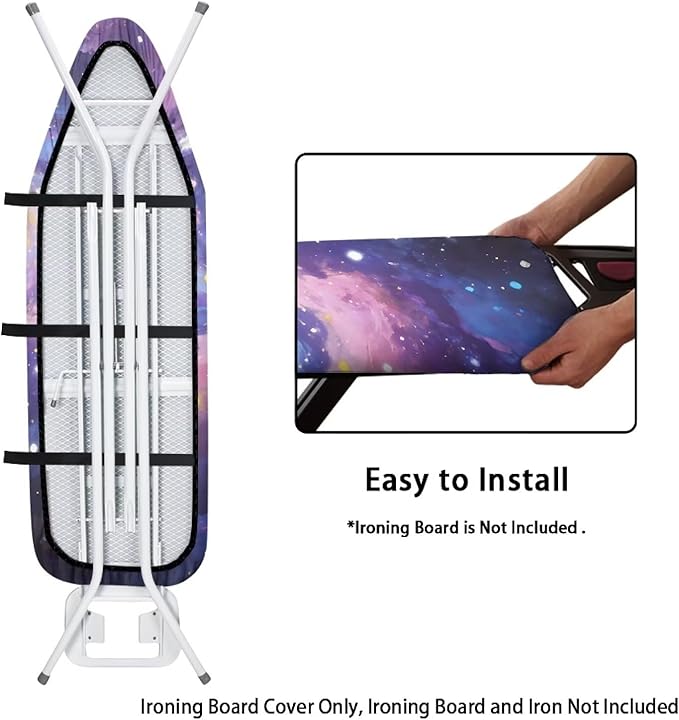 Ironing Board Cover Table Top Home Decoration, Nebula Iron Board Covers Stain