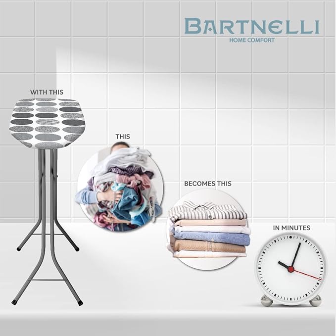 Bartnelli Pulse Ironing Board | Made in Europe | Patent Space Saving Smart