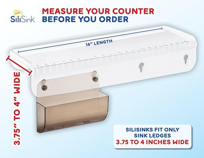 SiliSink Silicone Edge Guard for Kitchen Sink