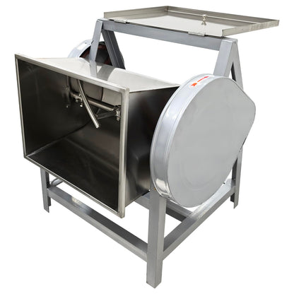 IntXanth Commercial Dough Mixer Electric Food Mixer with Lid, Dough Blender Machine 15KG/30QT Capacity, 110V/1500W Commercial Dough Kneading Machine with 90° Tilt Bucket