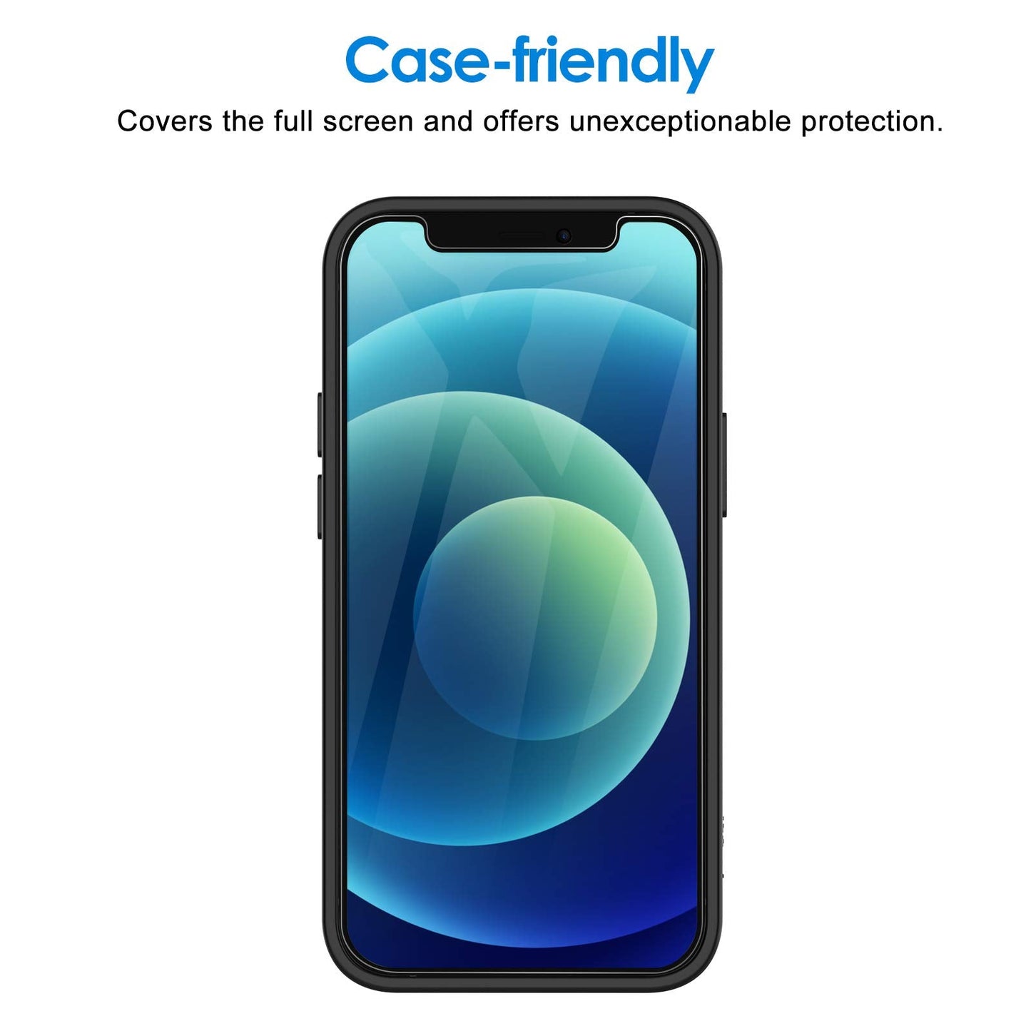 JETech Privacy Screen Protector for iPhone 11 and iPhone XR 6.1-Inch, Anti Spy Tempered Glass Film, 2-Pack