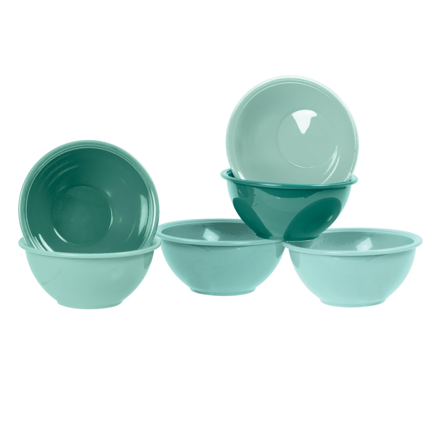 Oggi Set of 6 Colored Pinch Bowls - 4.5" / 11.4cm Diameter, Ideal Salt & Pepper, Dip, Condiments, Mini Bowls, Prep Bowls for Cooking, Mise en Place Bowls, Charcuterie