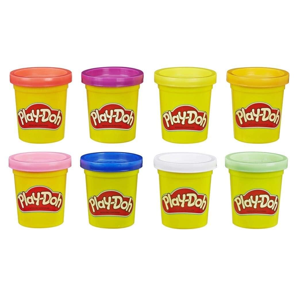 Play-Doh 8-Pack Neon Non-Toxic Modelling Compound Set, Creative Toys for 2+ Year Olds, Arts and Crafts