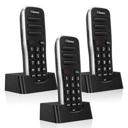 Intercoms Wireless for Home, 1 Mile Long Range for House Business Office, Handheld Room to Room Communication System, Rechargeable Loud & Clear 10-Channel Anti-Interference Intercom System