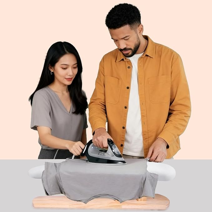 Upgraded Padded Longer Sleeve Ironing Board, Sleeves & Chest Tailor, Portable