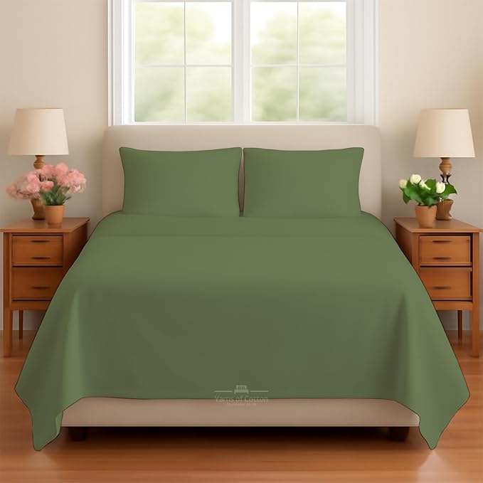 Sleeper Sofa Bed Sheet, 100% Cotton 400 Thread Count, 4 Piece Set, Deep Pocket