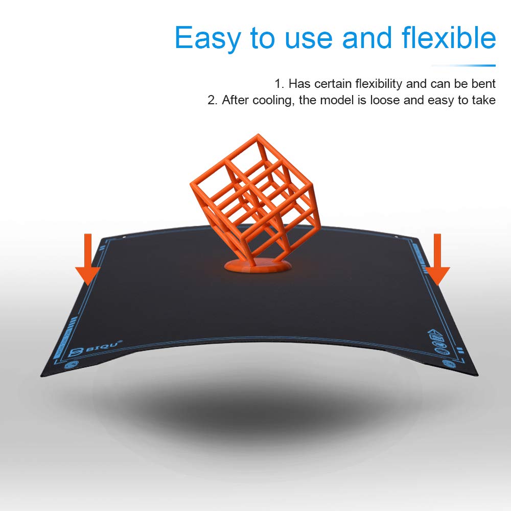 BIQU SSS Super Spring Steel 310×310mm 3D Printer Platform Parts Printing Build Plate PLA PETG for Cr-10 Cr-10s Pro