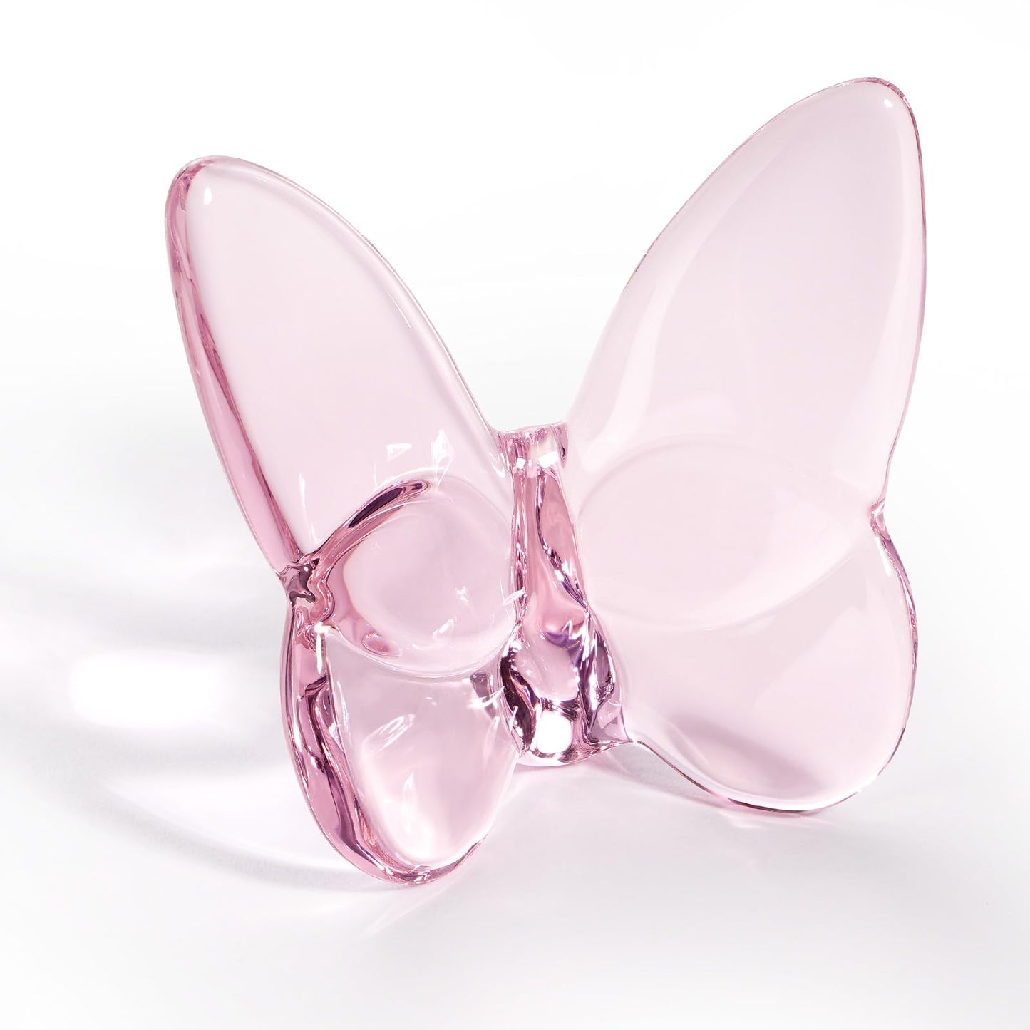 Lioaeust Crystal Butterfly Figurines,Flying Butterfly Figurine Decor Crystal Cut Glass Butterfly Ornament Statue Animal Collectible Home Ornament Decor