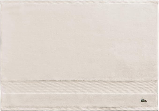 Lacoste Heritage 100% Supima Cotton Tub Mat, Premium Super Soft Bath Towel